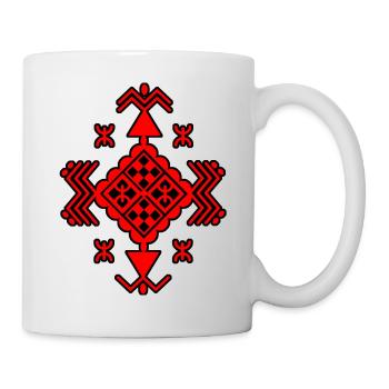 AMAZIGH SYMBOLE BERBERE Z IMAZIGHEN BIJOU KABYL - Mug blanc - blanc - Droite