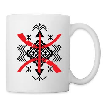 AMAZIGH sYMBOLE BERBERE Z IMAZIGHEN BIJOU KABYL - Mug blanc - blanc - Droite