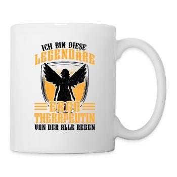 Legendäre Ergotherapeutin Ergotherapie - Tasse - Weiß - Rechts