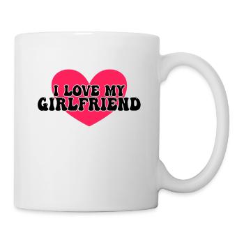 J’aime ma copine - Mug blanc - blanc - Droite