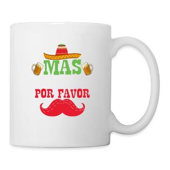 Mas Cervezas Por Favor Cinco De Mayo Party - Mug - white - Right