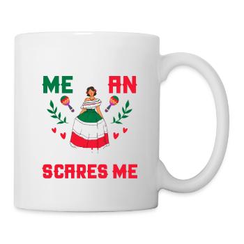 My Wife Is Mexican Nothing Scares Me Party Cinco D - Mug - white - Right