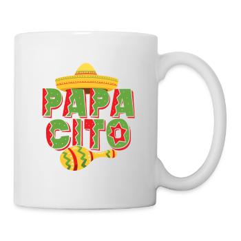Papacito Cinco De Mayo Party - Tasse - Weiß - Rechts
