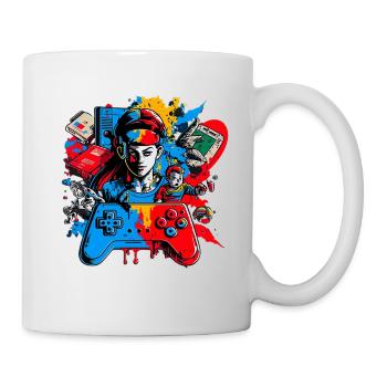 Retro Arcade Game Videospiel für Gamer - Tasse - Weiß - Rechts