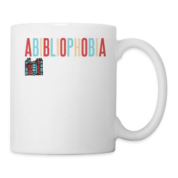 Abibliophobia The fear of running out of Books - Mug - white - Right