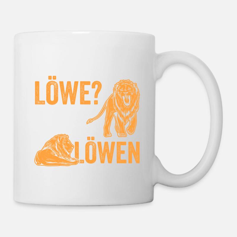 Was ist besser als ein Löwe? Zwei Löwen - Tasse - Weiß