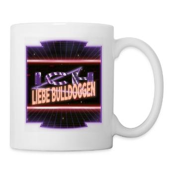 windhund humor bluthund cool spruch hundehalter - Tasse - Weiß - Rechts