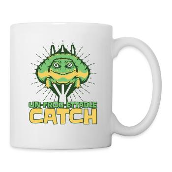 Un Frog Ettable Catch Kaulquappe Laubfrosch - Tasse - Weiß - Rechts
