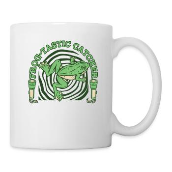 Frog Tastic Catcher Kaulquappe Laubfrosch Frosch - Tasse - Weiß - Rechts