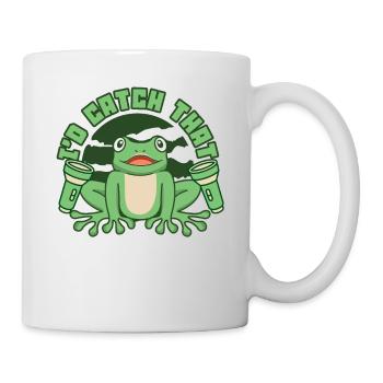 I'd Catch That Laubfrosch Kröte Kaulquappe Frosch - Tasse - Weiß - Rechts