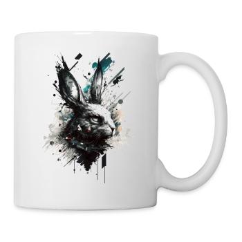 Lapin Art Cadeau Œuvre d’art Fantaisie Lapin - Mug blanc - blanc - Droite