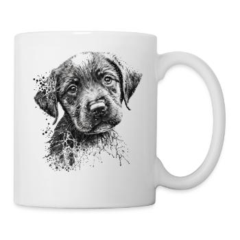 Dog Dog Motif Gift Dog Lovers Puppy - Mug - white - Right
