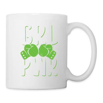 Girl Girl Boxing - Mug - white - Right