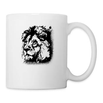 Lion Lion's Head - Mug - white - Right