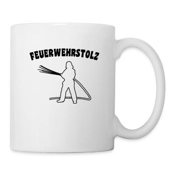 Feuerwehrstolz - Tasse - Weiß - Rechts