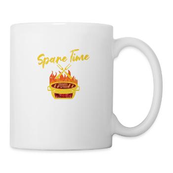 Cose che faccio nel mio tempo libero Barbecue - Tazza - bianco - Destra