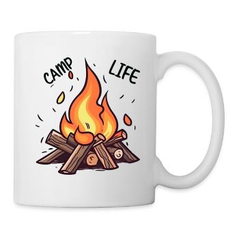 Camp Life Campfire - Mug - white - Right