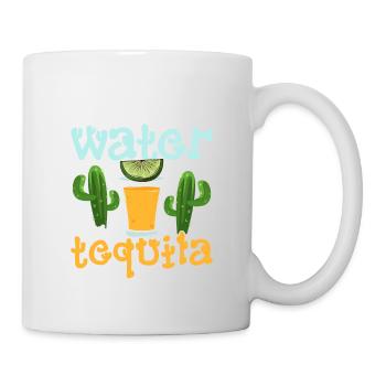 Save Water Drink Tequila Cinco De Mayo Party - Tasse - Weiß - Rechts