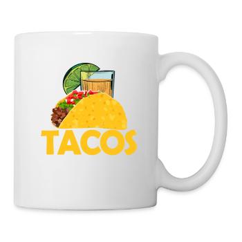 Tacos & Tequila Cinco De Mayo Party - Mug blanc - blanc - Droite
