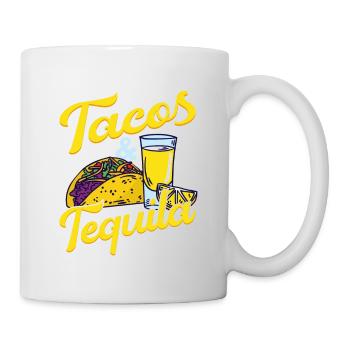 Tacos & Tequila Party Cinco De Mayo - Mug blanc - blanc - Droite