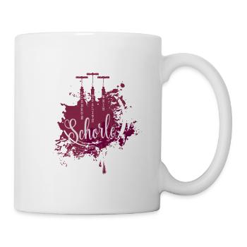 Weinschorle Weinspruch Wein - Tasse - Weiß - Rechts