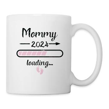 Maman 2024 Chargement Grossesse Mère Mère - Mug blanc - blanc - Droite