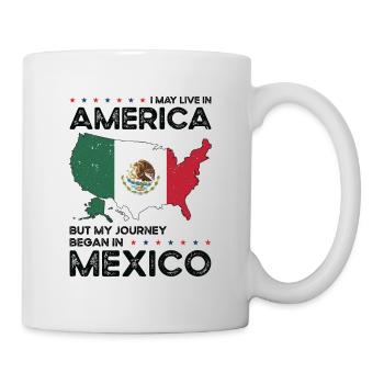 Born Mexican Mexico American USA Citizenship - Mug - white - Right