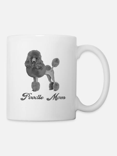 Pudel Mama - Tasse - Weiß
