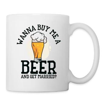 Trinken Bier Liebhaber Paar Beziehung Bier - Tasse - Weiß - Rechts