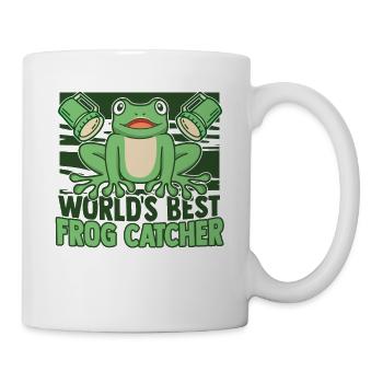 Meilleure grenouille au monde Grenouille crapaud crapaud - Mug blanc - blanc - Droite