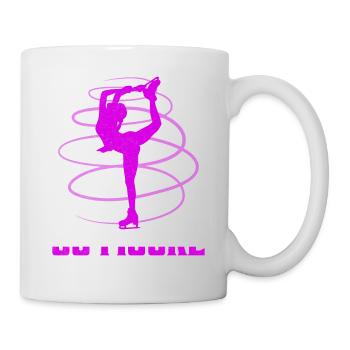 Go Figure Skater Ice Skating - Mug - white - Right