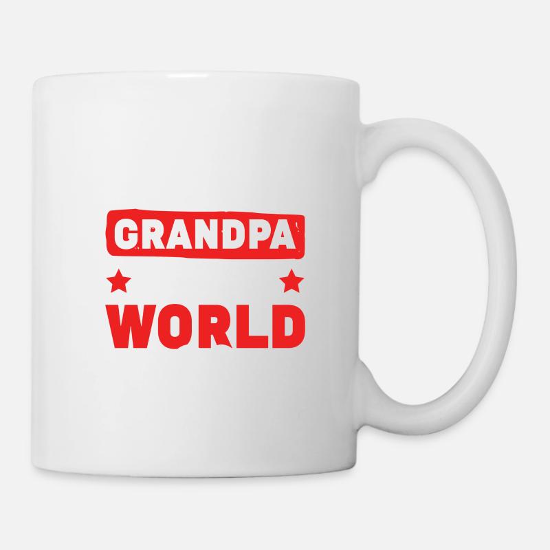 fischer großvater - Tasse - Weiß