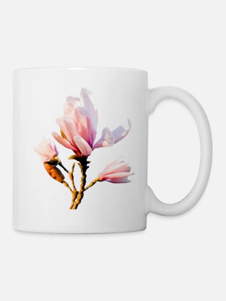 Magnolia - Mug blanc - blanc