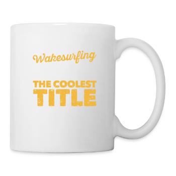 Wakesurf Maman Wakeboard Wakeboard Wakesurf - Mug blanc - blanc - Droite