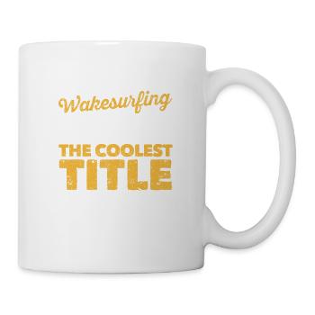 Wakesurfing Papa Wakeboard Wakeboarding Wakesurf - Mug blanc - blanc - Droite