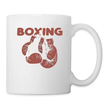 Boxe J’avais frappé ça Gants de boxe Artistes martiaux - Mug blanc - blanc - Droite