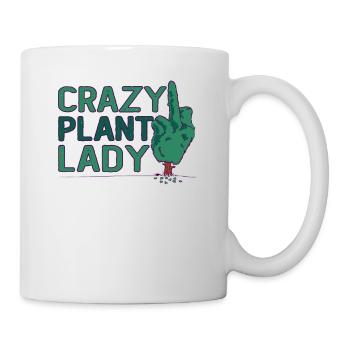 Embrassez votre amour des plantes Crazy Plant - Mug blanc - blanc - Droite