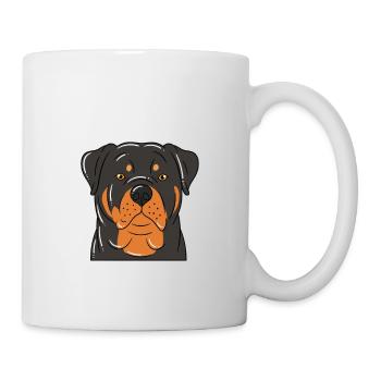 Je suis déjà captivé par mon rottweiler - Mug blanc - blanc - Droite