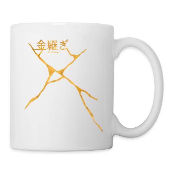 Kintsugi - Tasse - Weiß - Rechts