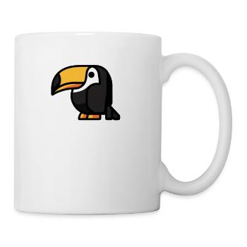 Kawaii Toucan Bird of Paradise Design - Mignon - Mug blanc - blanc - Droite