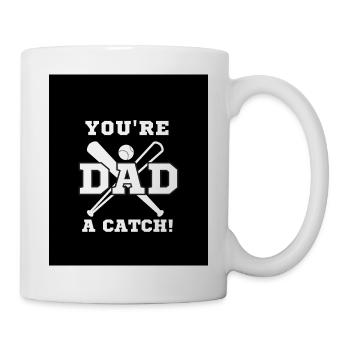 Dad you're a catch - Mug blanc - blanc - Droite