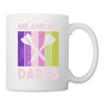 Club de sport de fléchettes, jeu de fléchettes, fléchettes sportives Arrow - Mug blanc - blanc - Droite