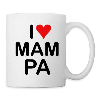 I love MAMPA - Mug - white - Right