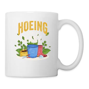 Hacking is not easy Funny Farner Plant Lover - Mug - white - Right