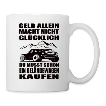 Geländewagen - Tasse - Weiß - Rechts