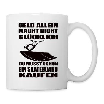 Skateboard - Tasse - Weiß - Rechts