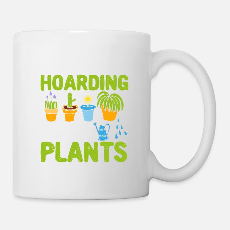 It's not hoarding when it's plants funny - Mug - white