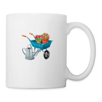 Introvertiert, aber diskussionsfreudig Pflanzen - Tasse - Weiß - Rechts