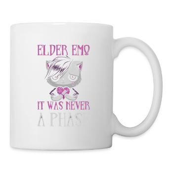 Elder Emo was never a phase for Goth Fan - Mug - white - Right