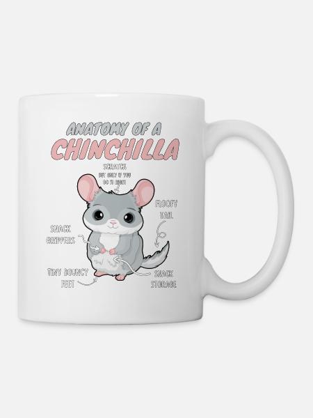 Anatomie einer Chinchilla - Tasse - Weiß